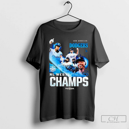 Los Angeles Dodgers 2025 Nl West Champions Postseason Sweatshirt