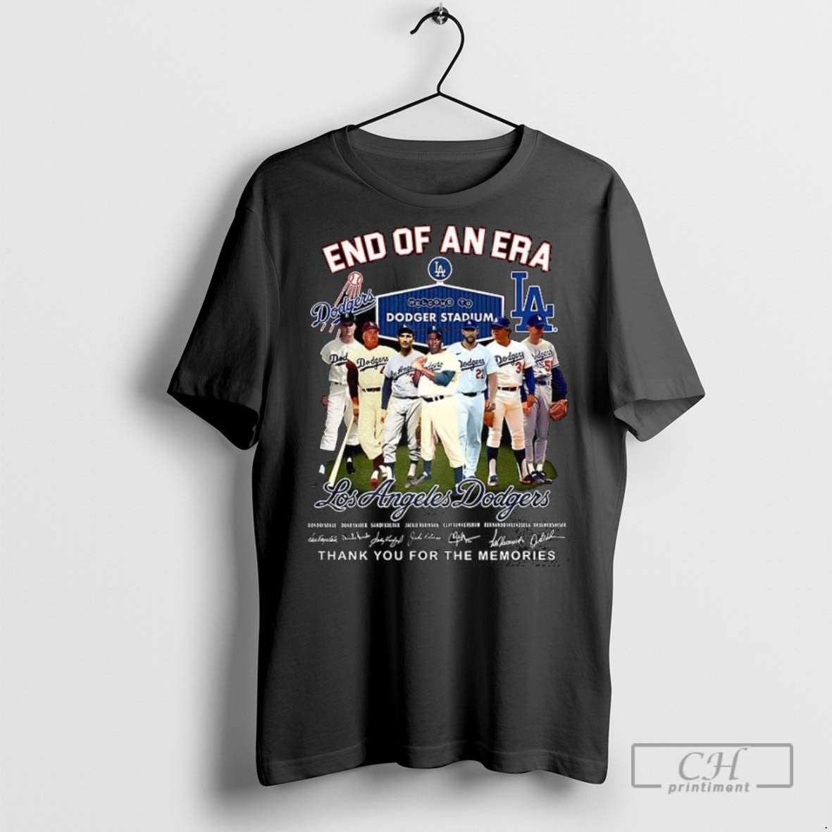 Los Angeles Dodgers Legend End Era Signature T Shirts Hoodie Premium