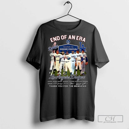 Los Angeles Dodgers Legend End Era Signature T Shirts Hoodie Premium