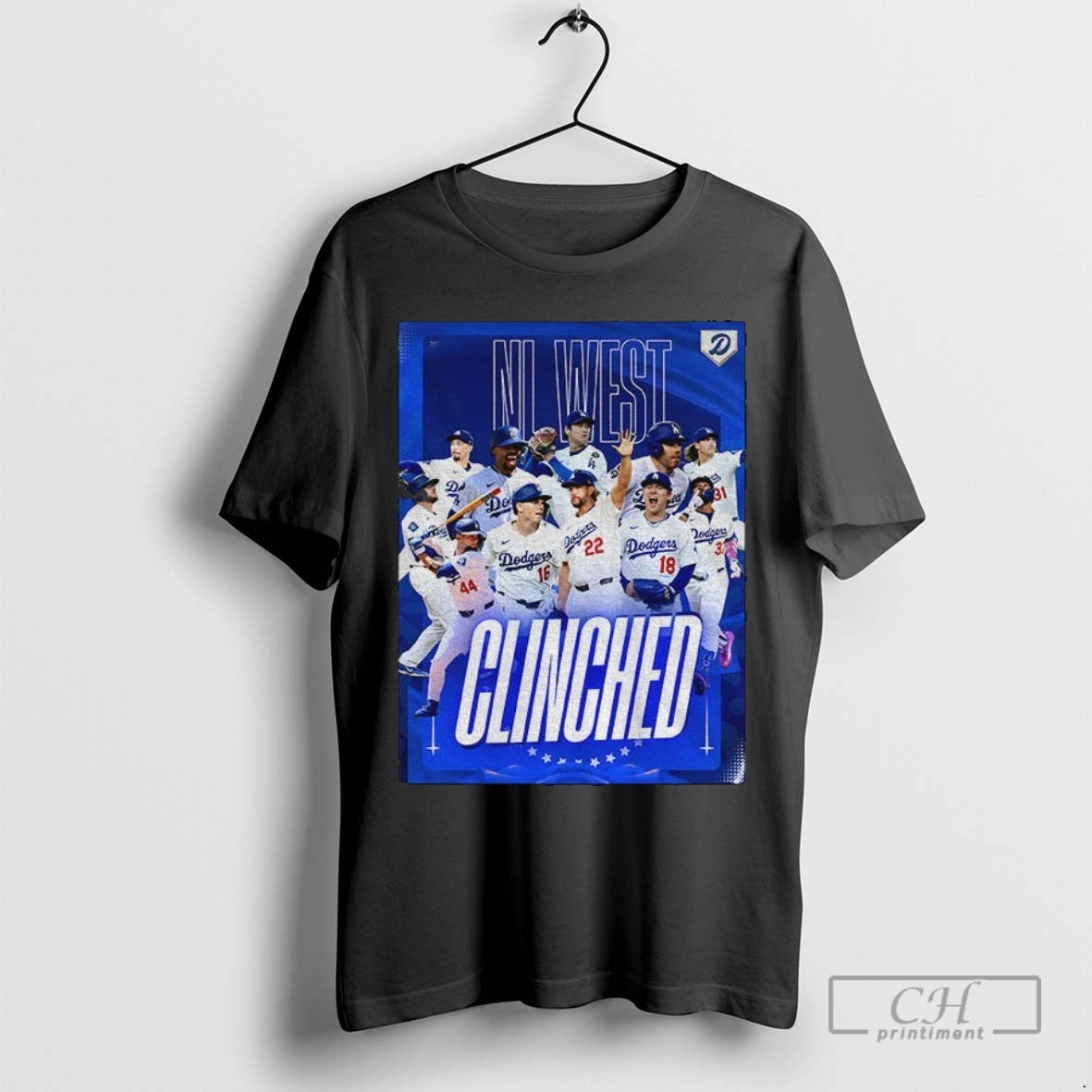 Los Angeles Dodgers Mlb Baseball 2025 Clinched Nl West Division