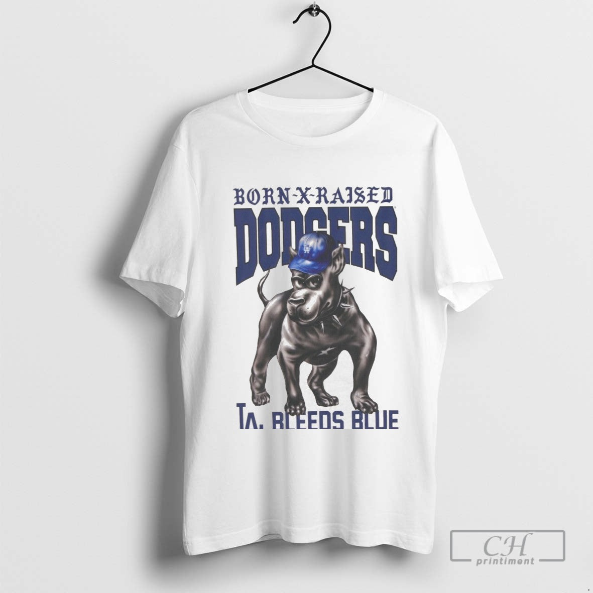 Los Angeles Dodgers New Era Born X Raised Bleeds Blue Sweatshirt