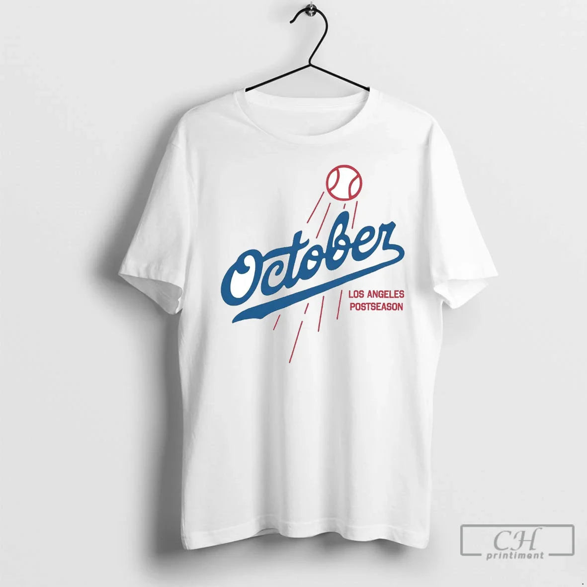 Los Angeles Dodgers October Postseason T Shirts Hoodie Vintage Style