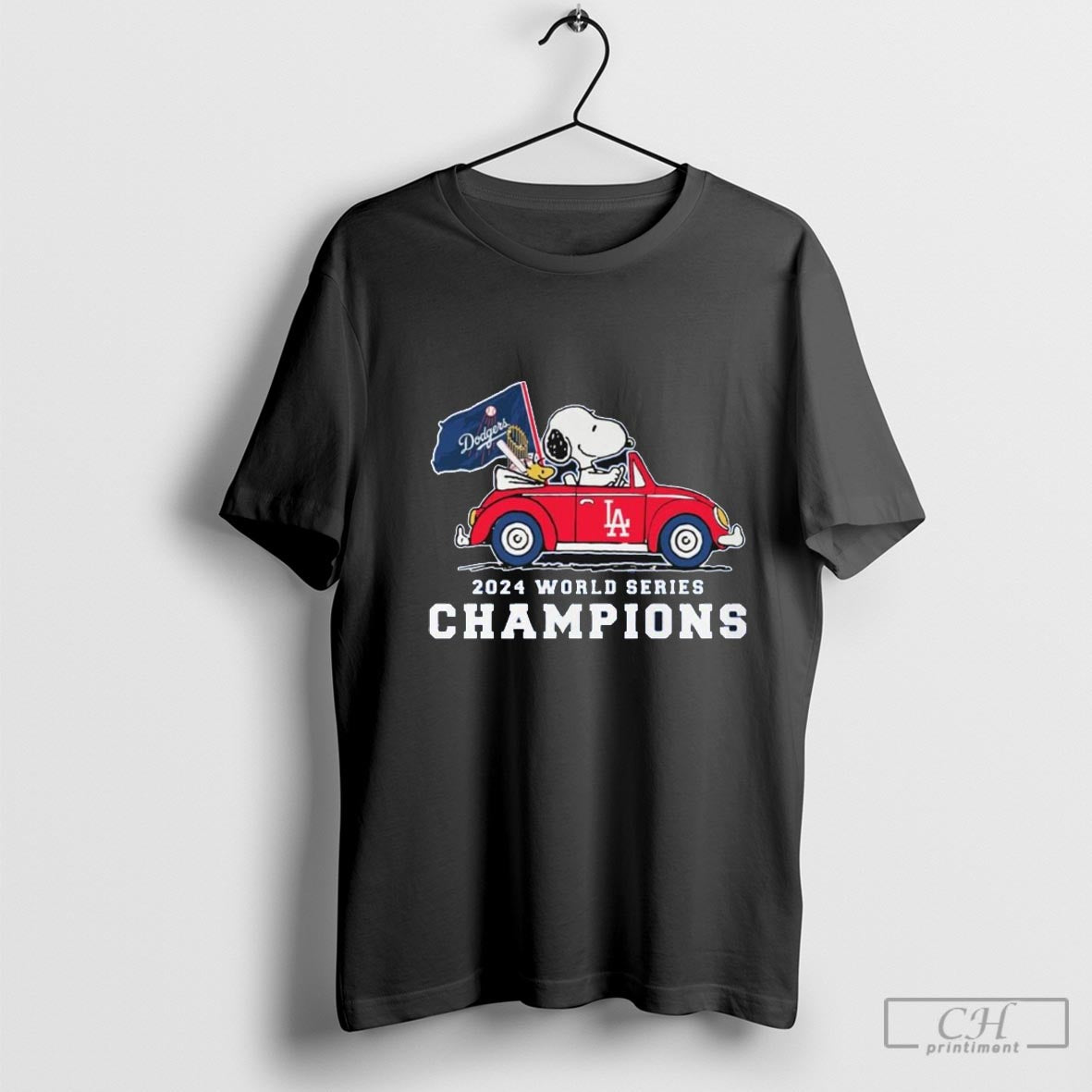 Los Angeles Dodgers X Snoopy 2024 World Series Victory Long Sleeve