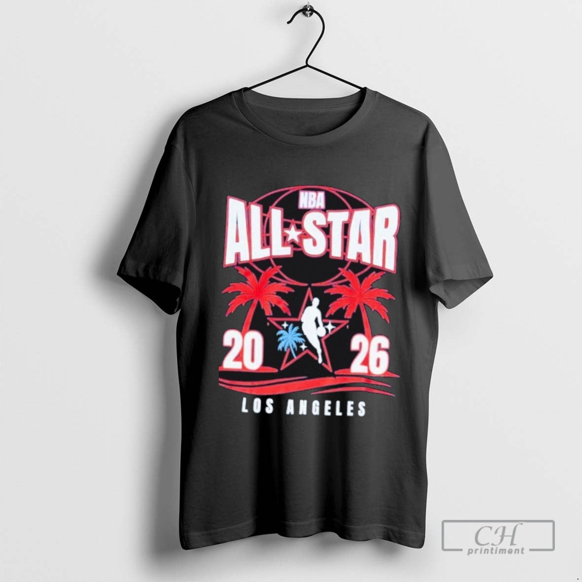 Los Angeles Nba 2026 All Star Palm Tree Long Sleeve Modern Fashion
