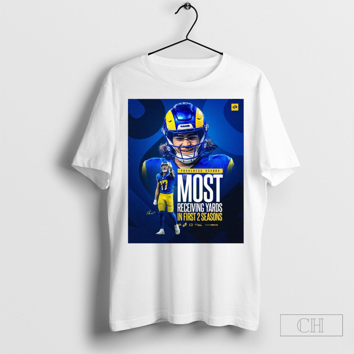 Los Angeles Rams Puka Nacua Franchise Record Most Receiving Yards