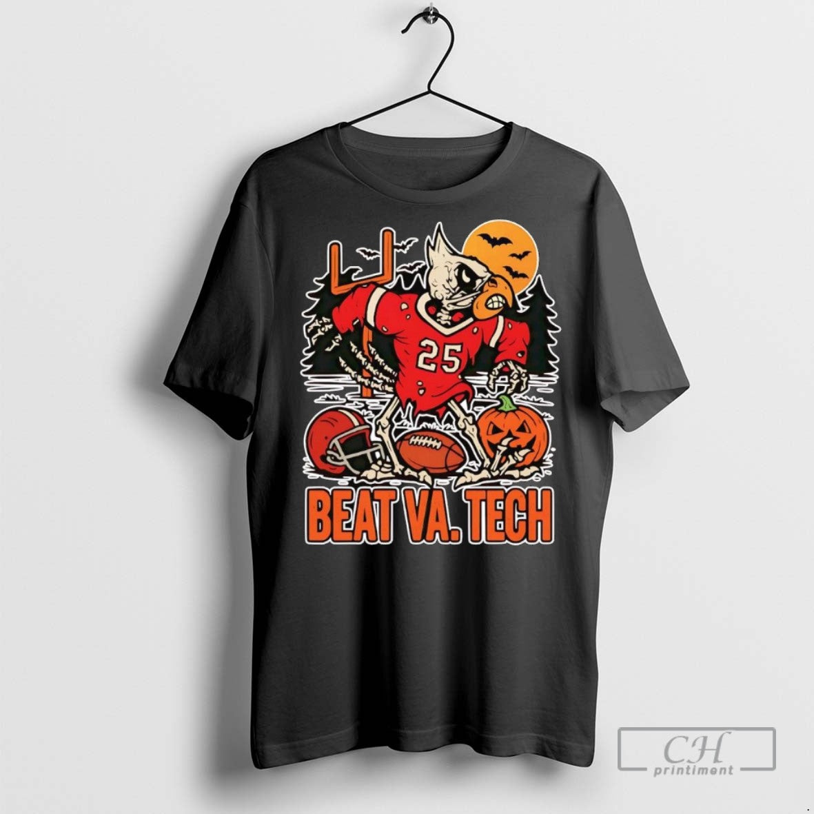 Louisville Cardinals Beat Va Tech Halloween T Shirts Long Sleeve