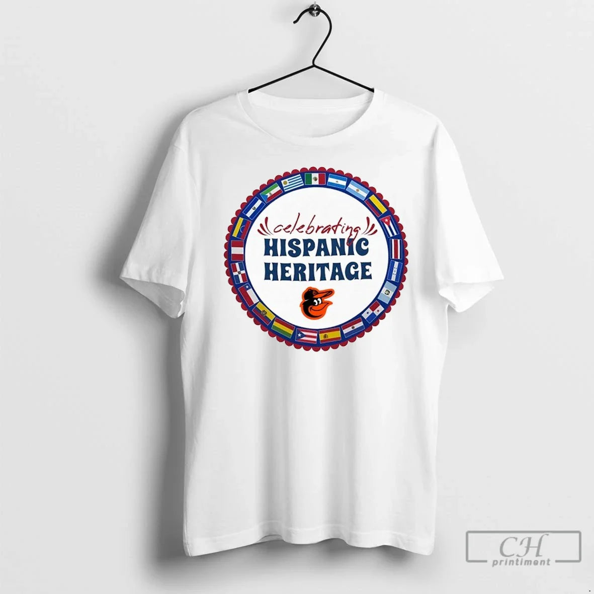 Mlb Baltimore Orioles Starter Celebrating Hispanic Heritage T Shirts