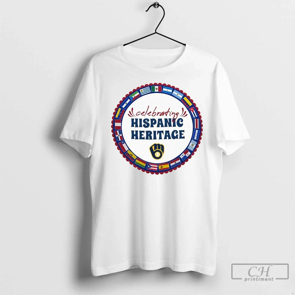 Mlb Milwaukee Brewers Starter Celebrating Hispanic Heritage T Shirts