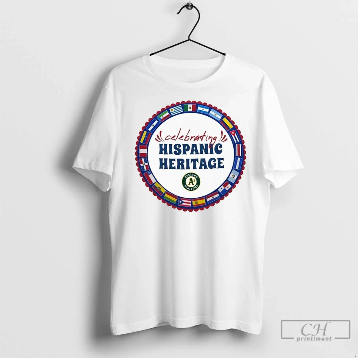 Mlb Oakland Athletics Starter Celebrating Hispanic Heritage T Shirts