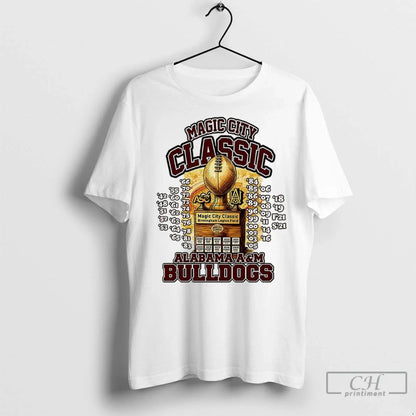 Magic City Alabama Am Bulldogs T Shirts Tee Vintage Design