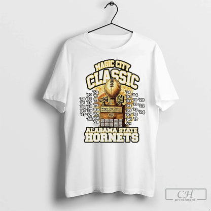 Magic City Alabama State Hornets T Shirts Tee Trendy Fashion