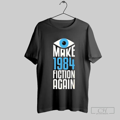 Make 1984 Fiction Again Eye Tank Top Unique Collection