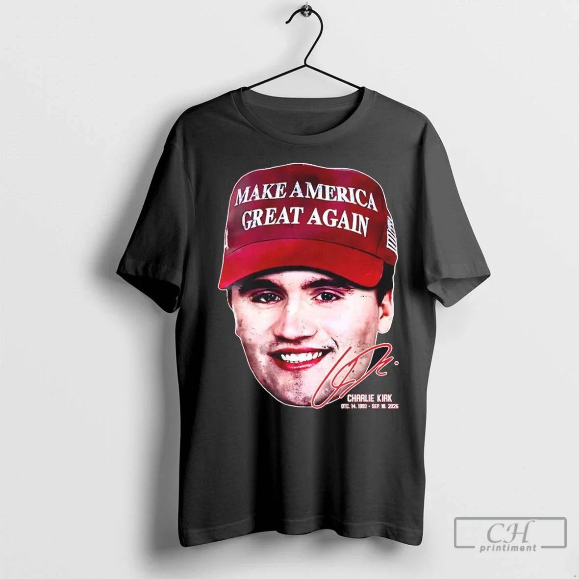 Make America Great Again Rest Peace Charlie Kirk 2 TShirt Trendy