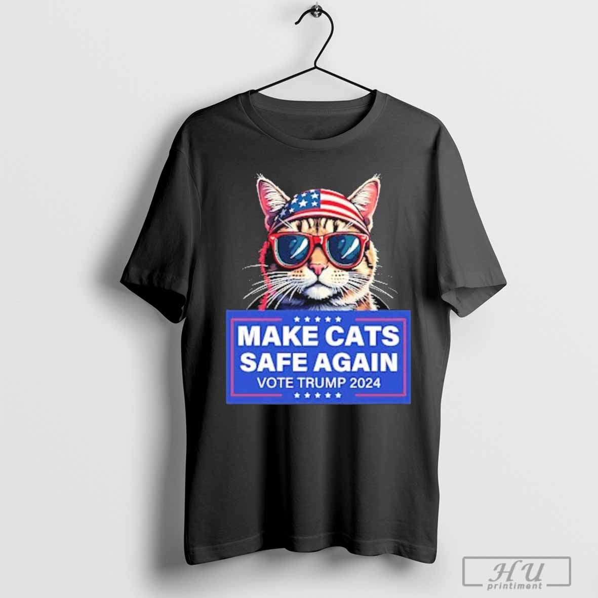 Make Cats Safe Again Vote Trump 2024 Political Cat Tank Top Classic