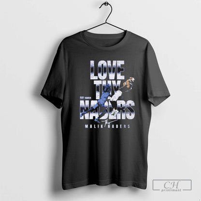Malik Nabers New York Giants Love Thy Nabers Tee Elegant Collection