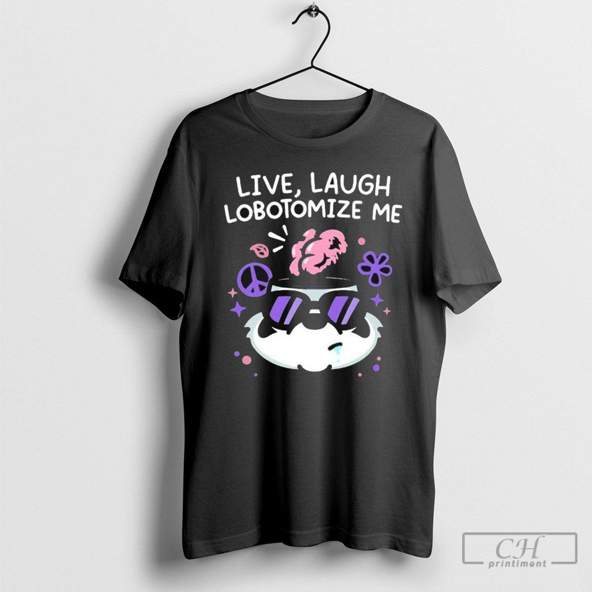 Mandatoryfunday Live Laugh Lobotomize Me Tee Retro Apparel