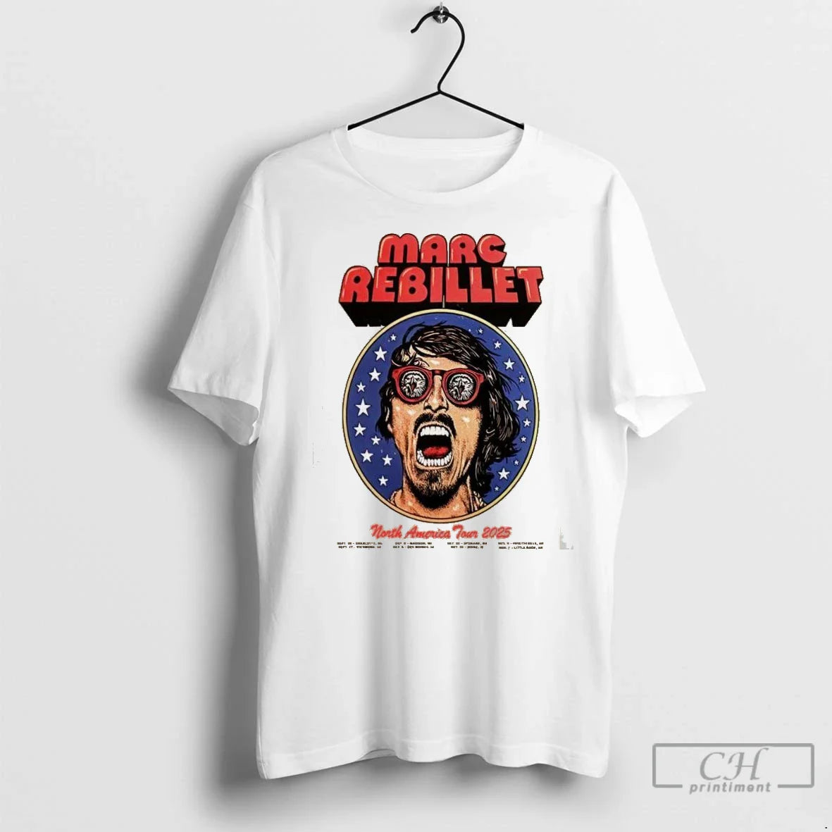 Marc Rebillet North America Tour 2025 T Shirts Tee Premium Collection