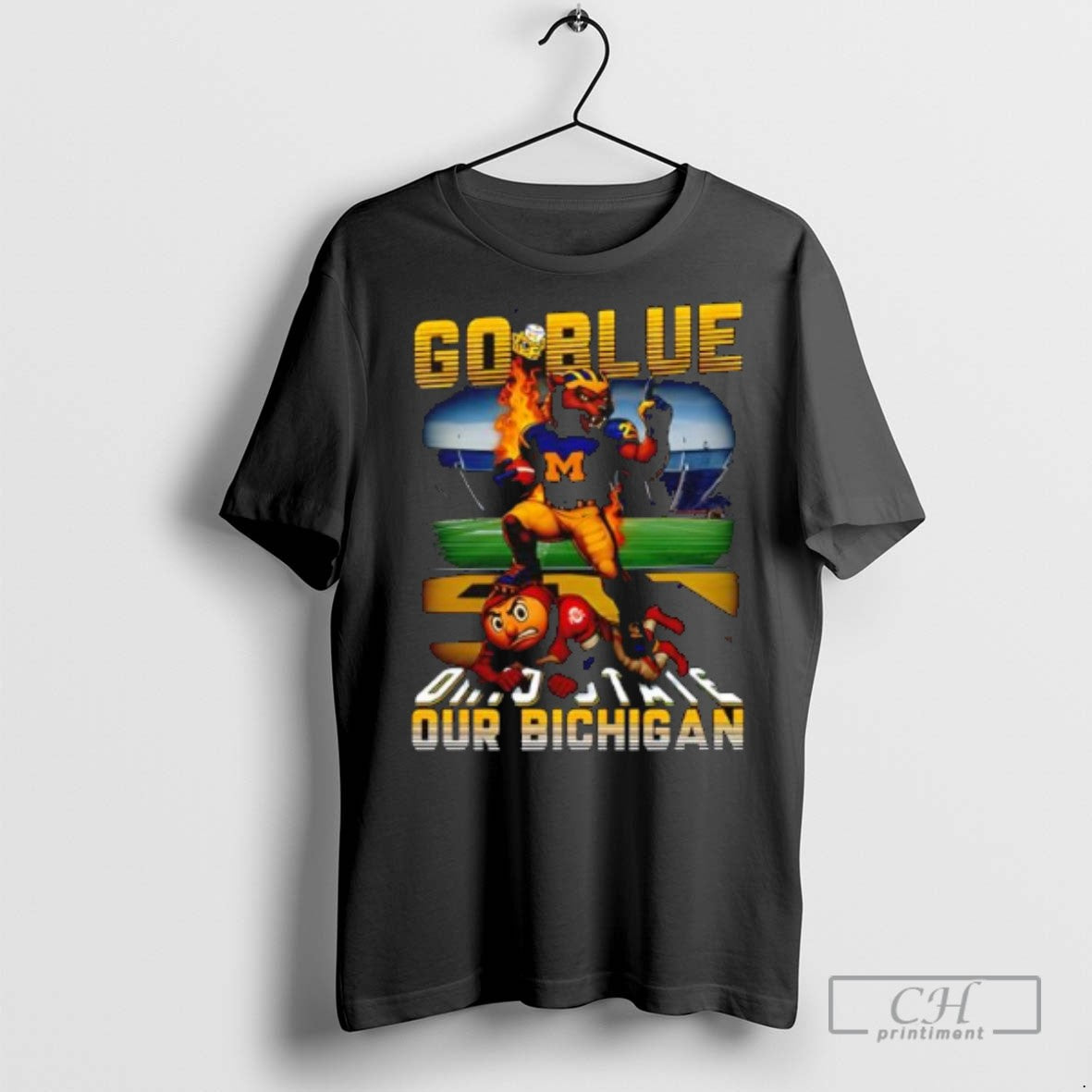 Mascot Michigan Wolverines Victory Go Blue Our Bichigan Ohio State