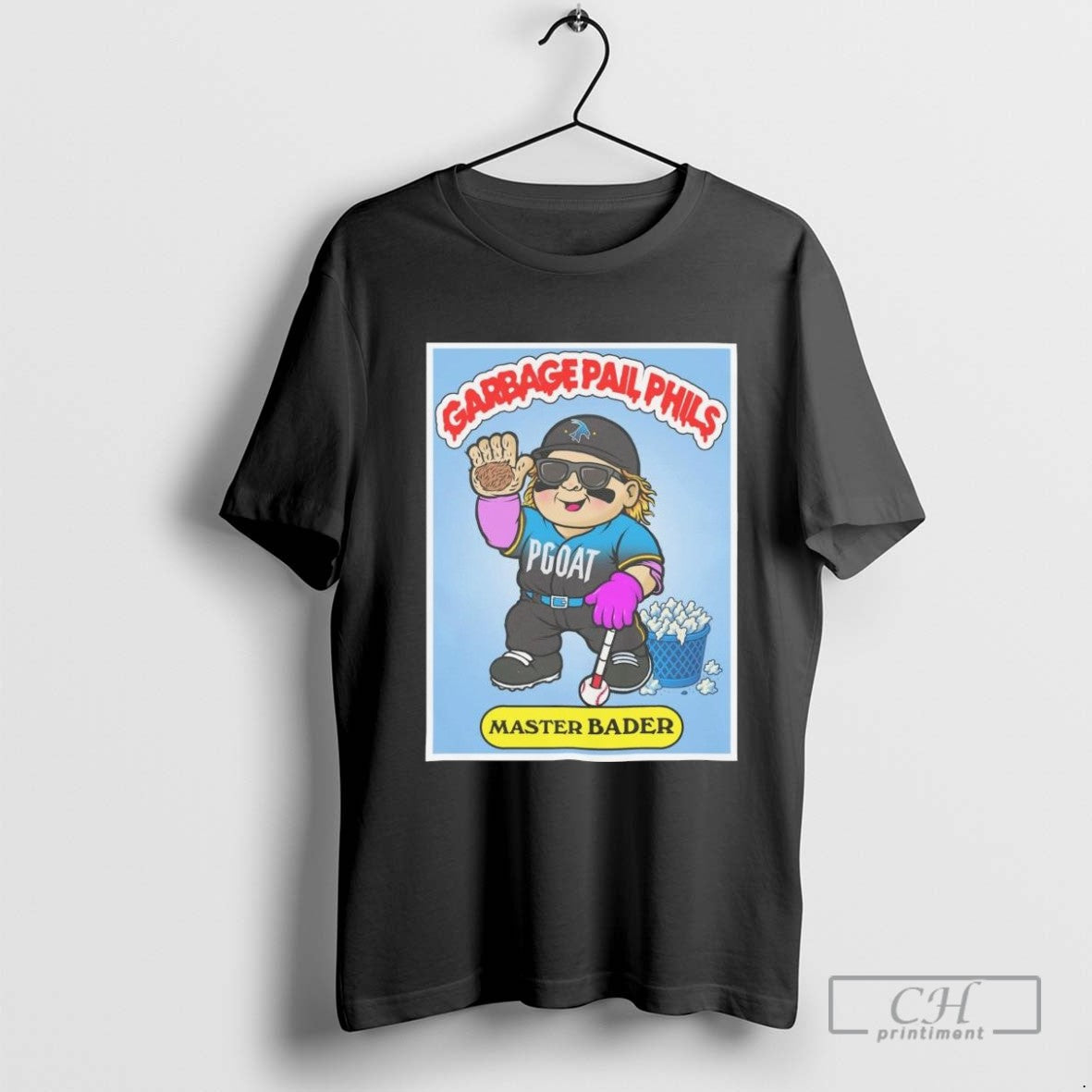 Master Bader Garbage Pail Phils Shirt Retro Collection