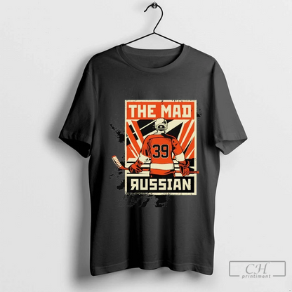 Matvei Michkov Philadelphia Flyers Mad Russian Hockey Long Sleeve