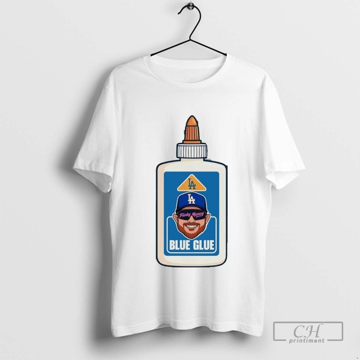 Max Funky Muncy Blue Glue La Dodgers TShirt Classic Outfit