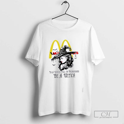 Mcdonalds World Full Princesses Be Witch Halloween Tank Top Modern