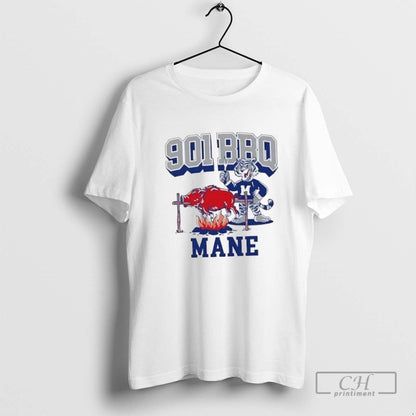 Memphis Tigers Beat Arkansas Razorbacks 901 Bbq Mane TShirt Exclusive