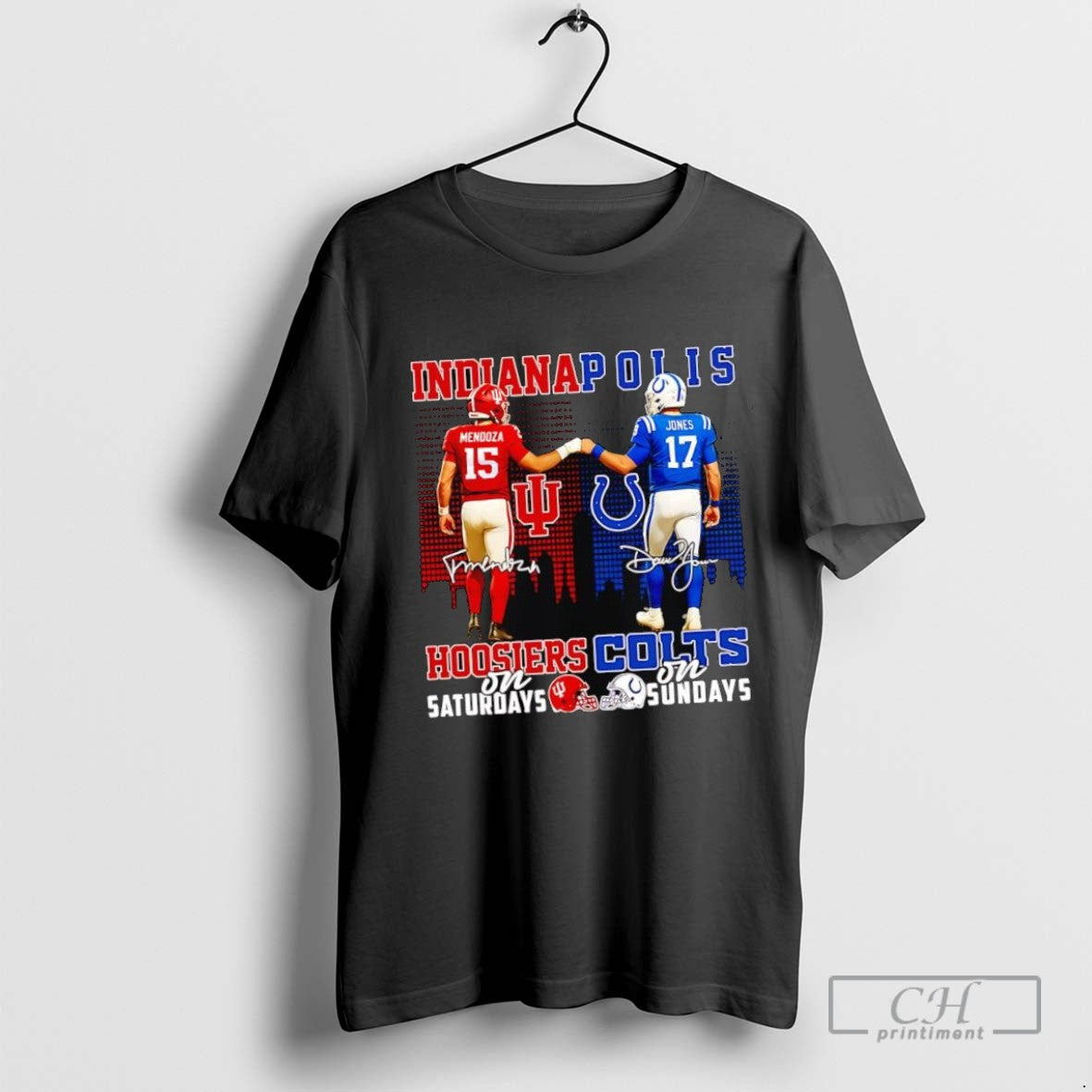 Mendoza Indiana Hoosiers Saturdays X Jones Indianapolis Colts Sundays