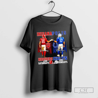 Mendoza Indiana Hoosiers Saturdays X Jones Indianapolis Colts Sundays