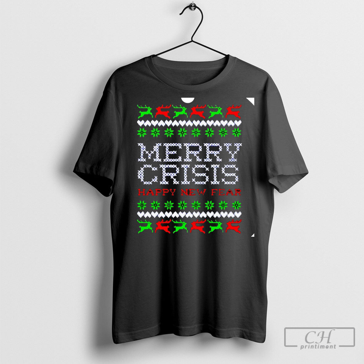 Merry Crisis Tacky And Happy New Fear Orament Black Shirt Classic Gift