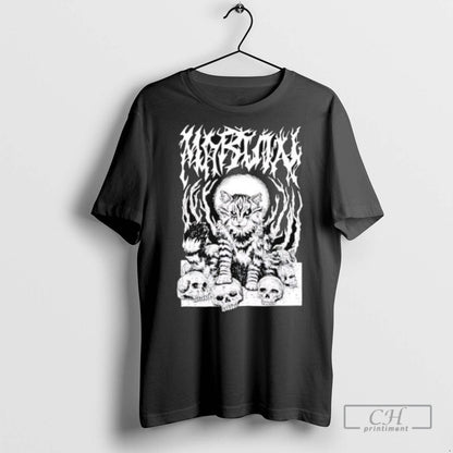 Metal Marf Beefaroni Marvin Cat Skulls T Shirts Long Sleeve Premium