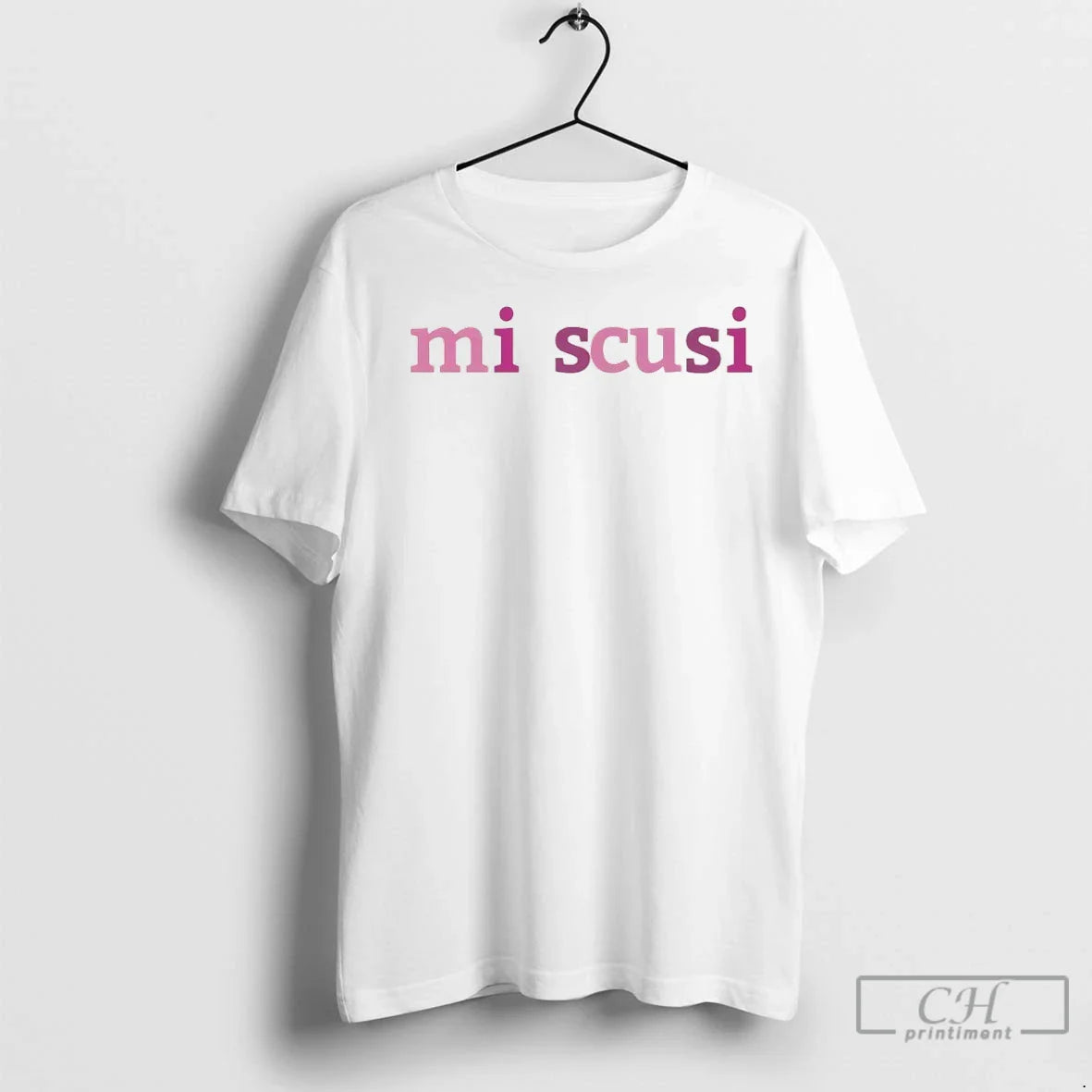 Mi Scusi T Shirts Sweatshirt Vintage Style
