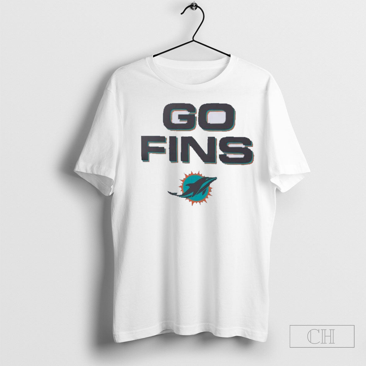 Miami Dolphins Go Fins 2025 Rivalries Tee Elegant Art