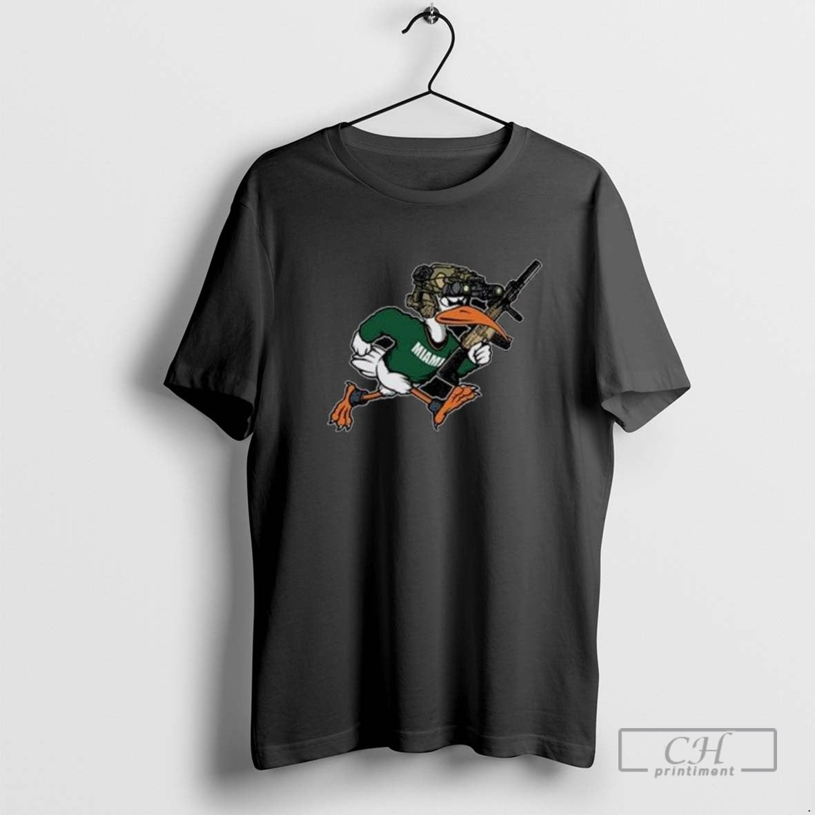 Miami Hurricanes Canes Mascot Gun 2025 Hoodie Premium Design
