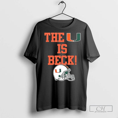 Miami Hurricanes U Is Beck T Shirts Tee Elegant Collection