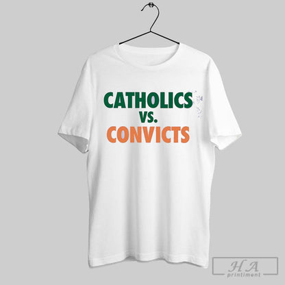 Miami Hurricanes Vs Notre Dame Fighting Irish Catholics Vs Convicts