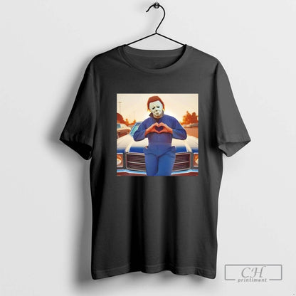 Michael Halloween Heart Hands TShirt Stylish Style