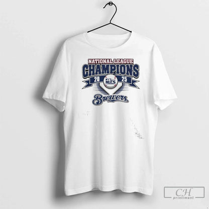 Milwaukee Brewers 2025 National League Champions Champions T Shirts