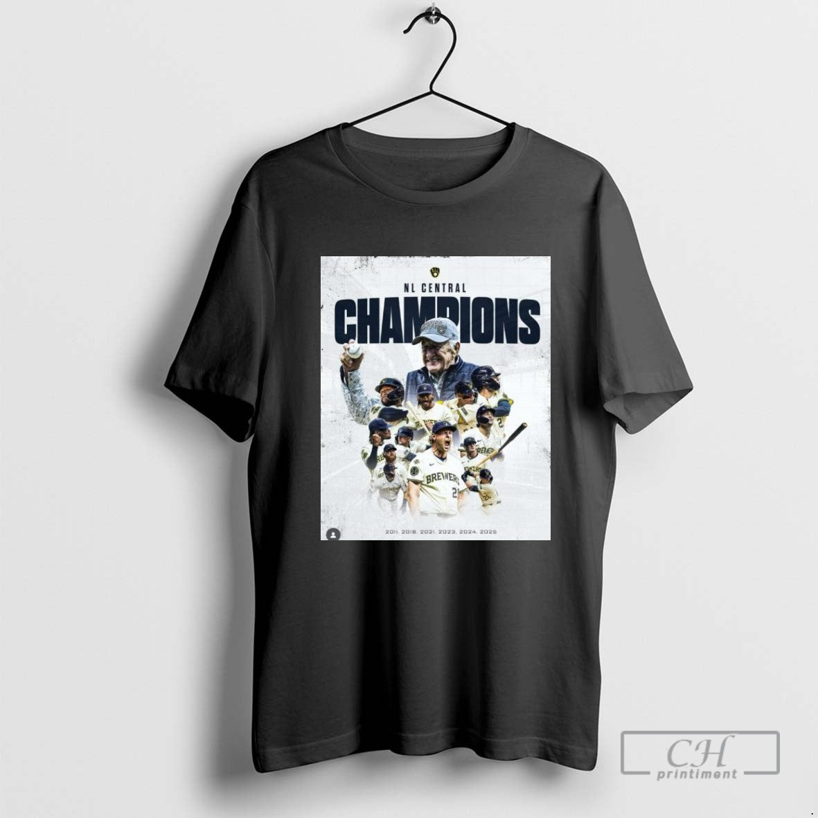 Milwaukee Brewers Are 2025 Nl Central Champions 2011 2018 2021 2023