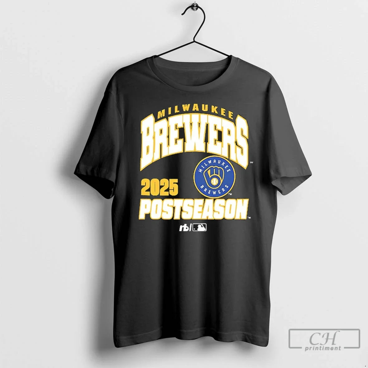 Milwaukee Brewers Baseball 2025 Mlb Postseason T Shirts Long Sleeve
