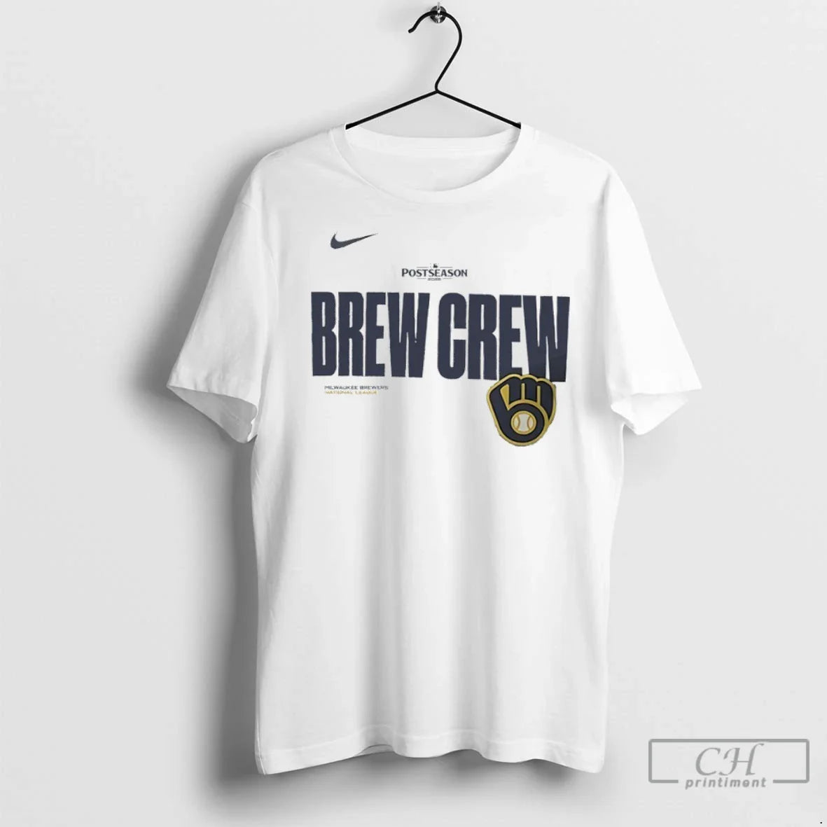 Milwaukee Brewers Brew Crew 2025 Mlb Postseason T Shirts Tank Top