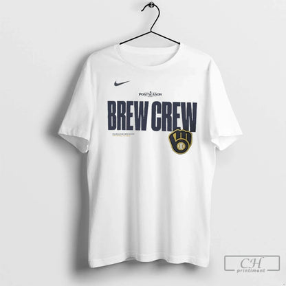 Milwaukee Brewers Brew Crew 2025 Mlb Postseason T Shirts Tank Top