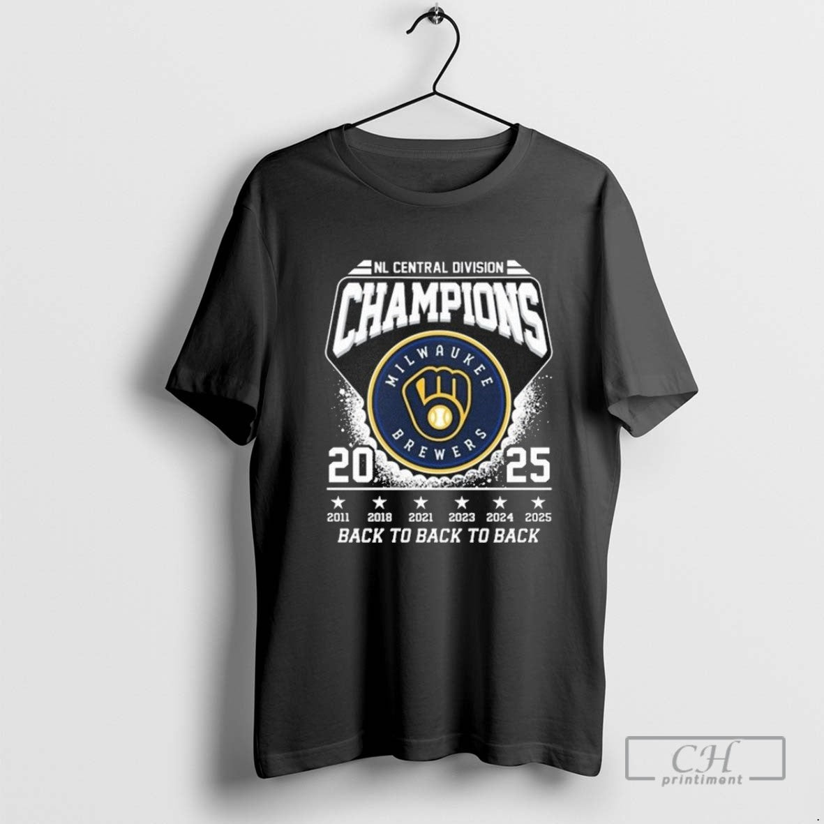Milwaukee Brewers Nl Central Division Champions 2025 Back To Back To