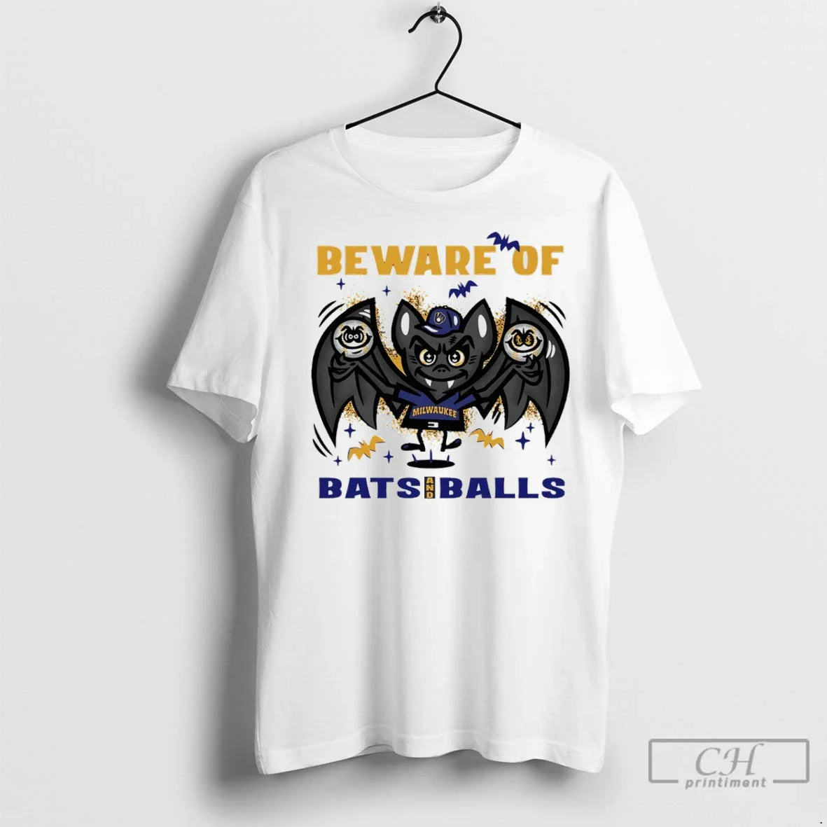 Milwaukee Brewers October Beware Bats And Balls T Shirts Sweatshirt