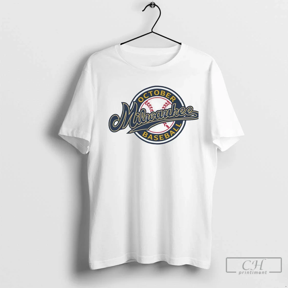 Milwaukee Brewers October Baseball Tee Premium Merch