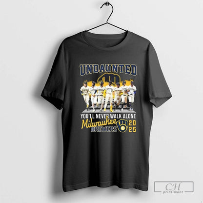 Milwaukee Brewers Undaunted 2025 Nl Central Division Champions Long