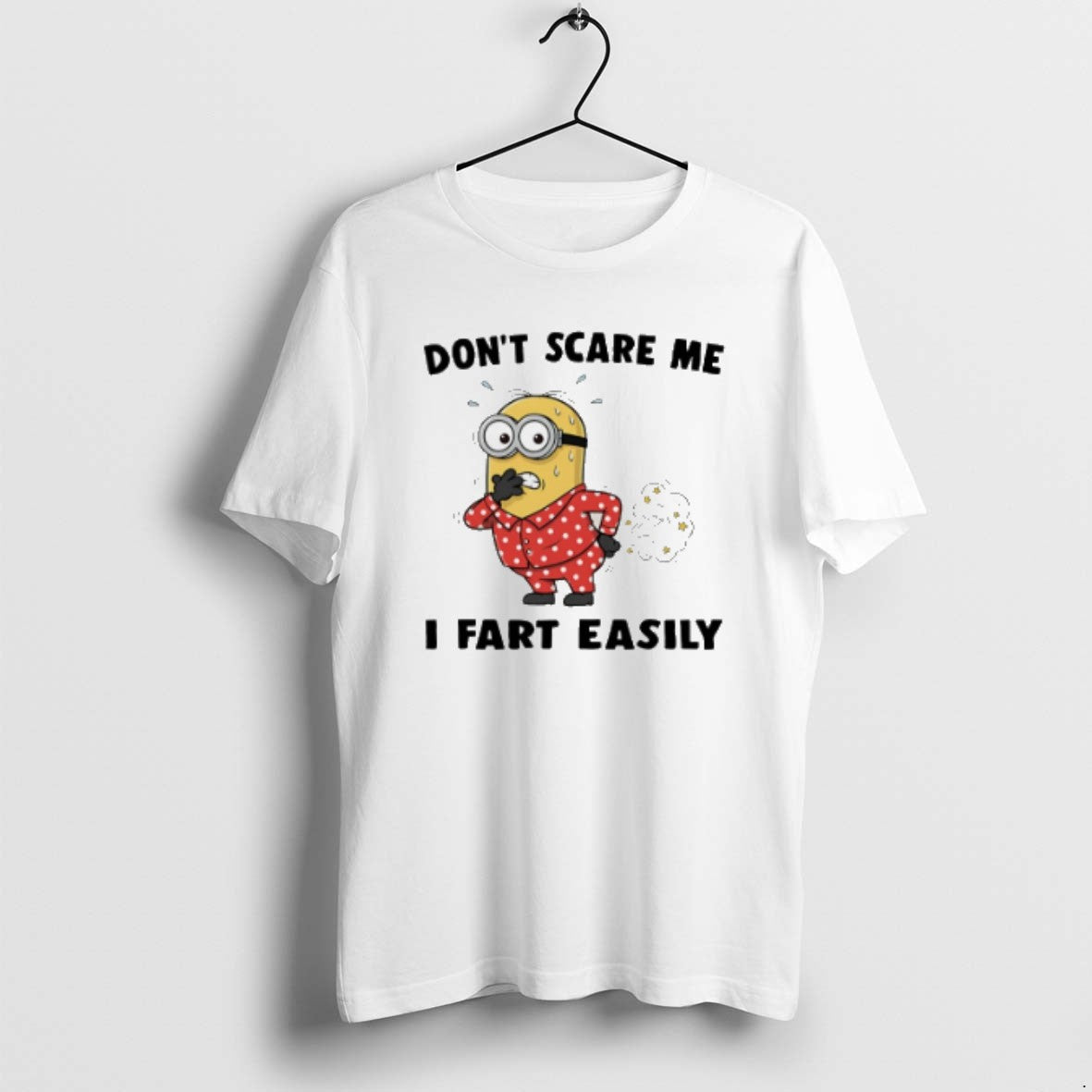 Minion Dont Scare Me I Fart Easily T Shirts Tank Top Exclusive Merch