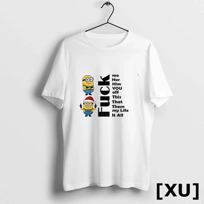 Minion Fuck Me Her Him You Off This That Them My Life It All Tank Top