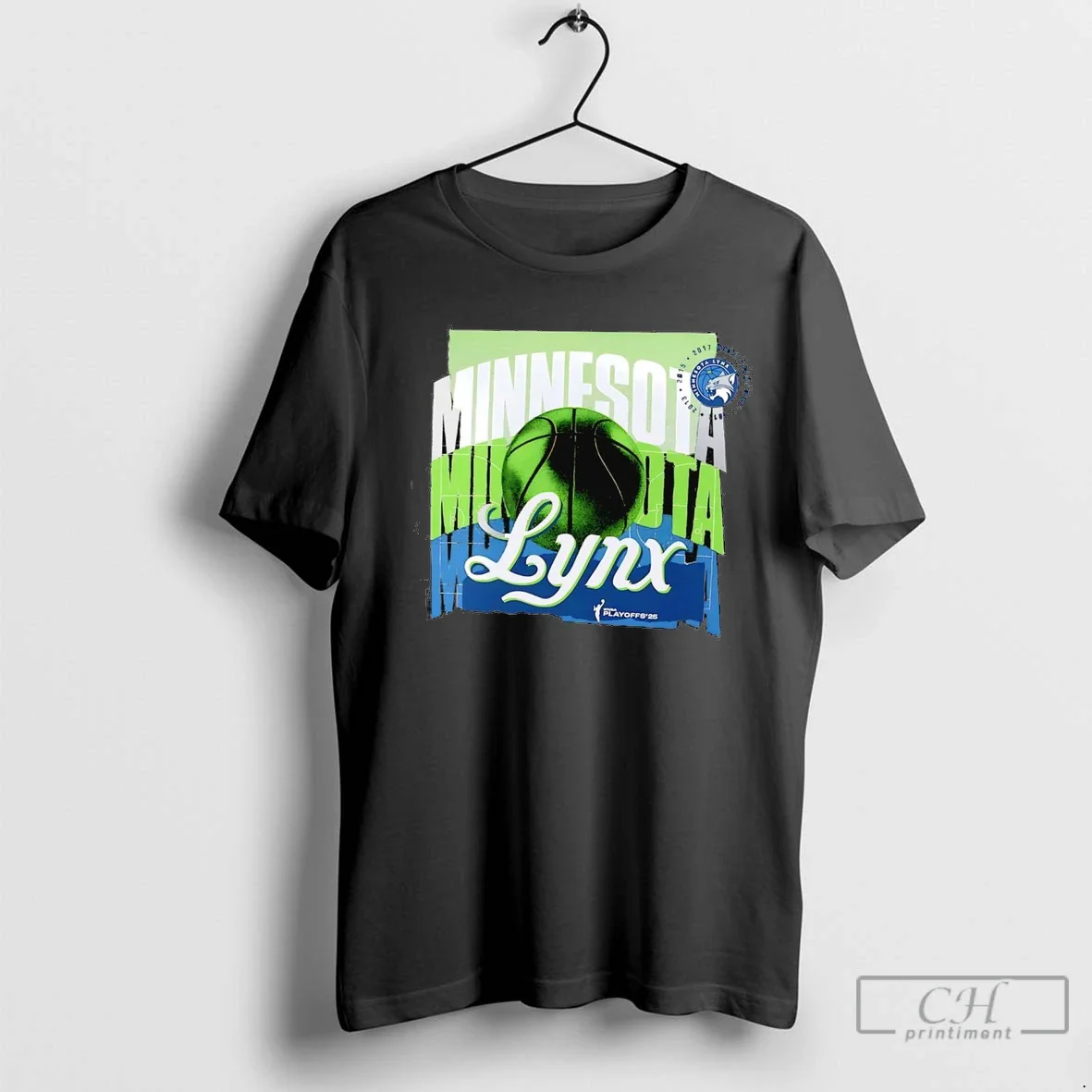 Minnesota Lynx 2025 4 Time Wnba Playoffs Champions Tee Vintage