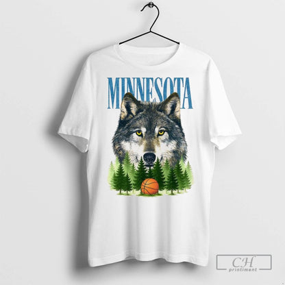 Minnesota Basketball Wolf Cabin T Shirts Tank Top Modern Fashion
